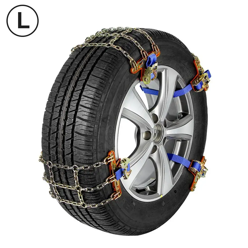 Износостойкая стальная Автомобильная цепь для снега аварийная