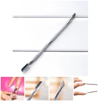 cuticle nail pusher remover manicure pedicure trimmer tools nail file dropshipping smj