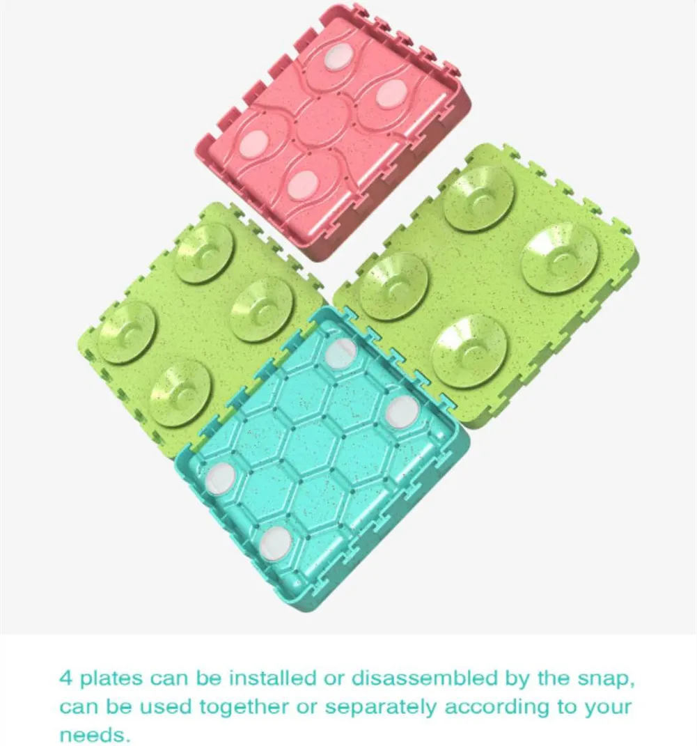 Медленный питатель для собак 2 шт. медленный коврик лижков с присоской домашних