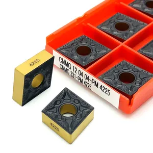 Токарные пластины CNMG120404 CNMG120408 PM 4225, твердосплавные Токарные пластины CNMG металлический токарный инструмент CNMG 120408 PM4225 Токарные Пластины