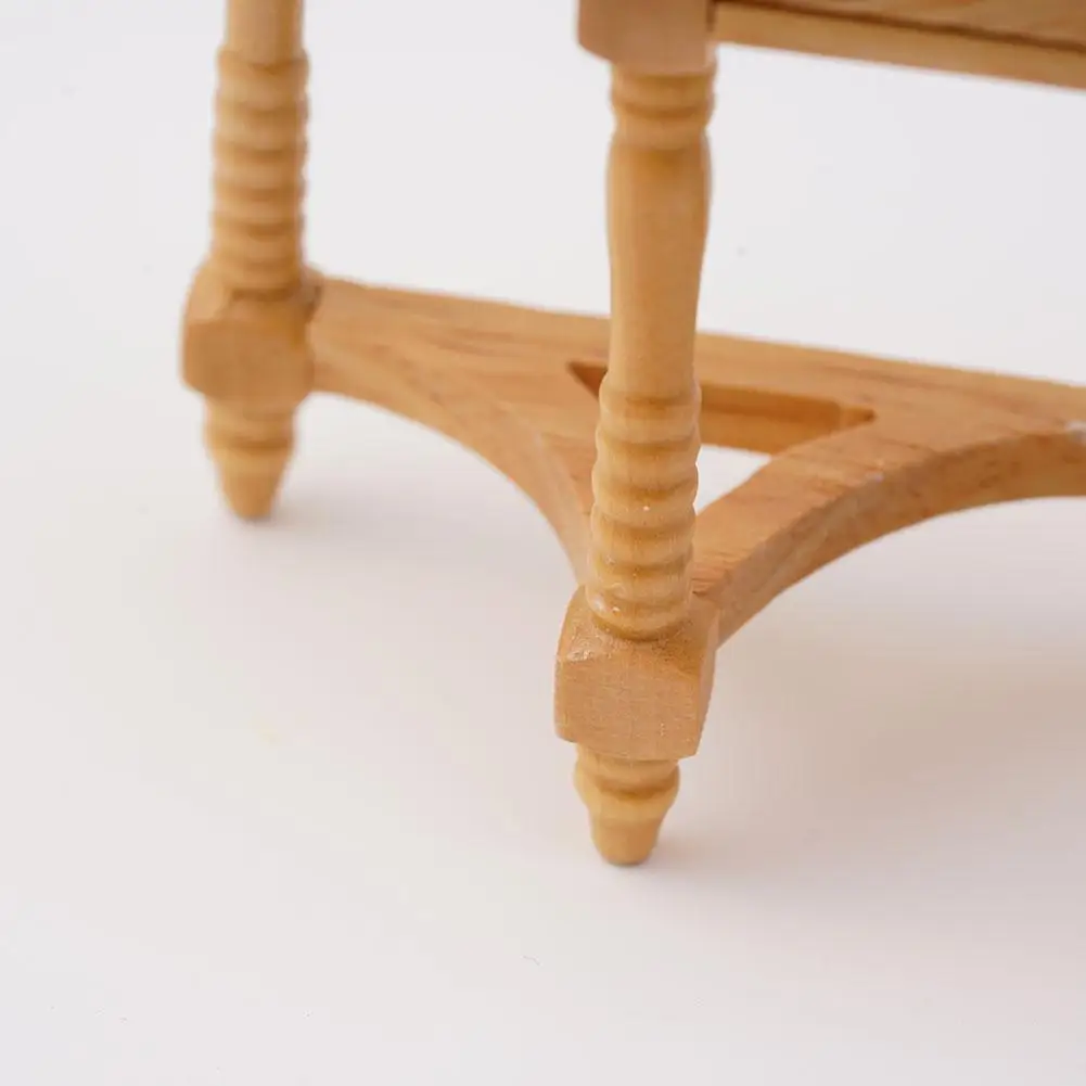 

1:12 Doll House European Style Wooden Furniture Desk Book Retro Desk Dolls Ob11 Furniture Model Decoration Miniature M123 C5G1