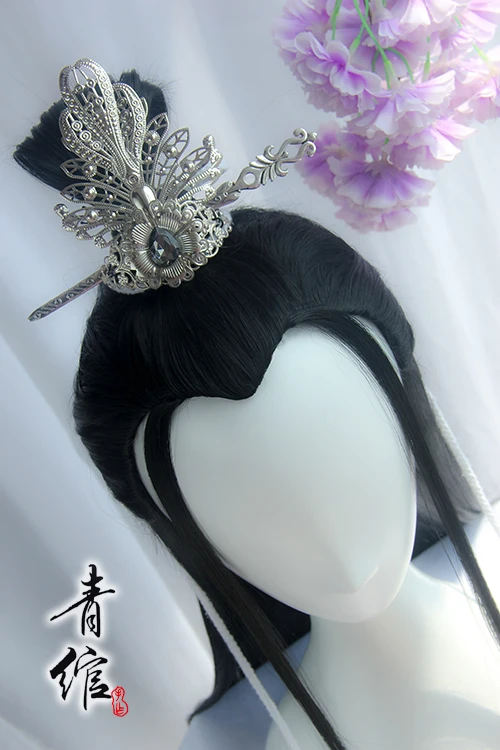 Мужские парики китайская традиция Hanfu парик головной убор мужские фантазии