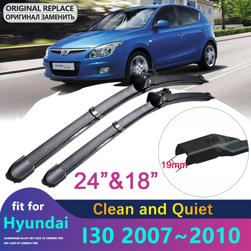 

Front Wiper Blades For Hyundai I30 2007 2008 2009 2010 FD 30 Accessories Auto Glass Wipers Cleaning Washing Goods