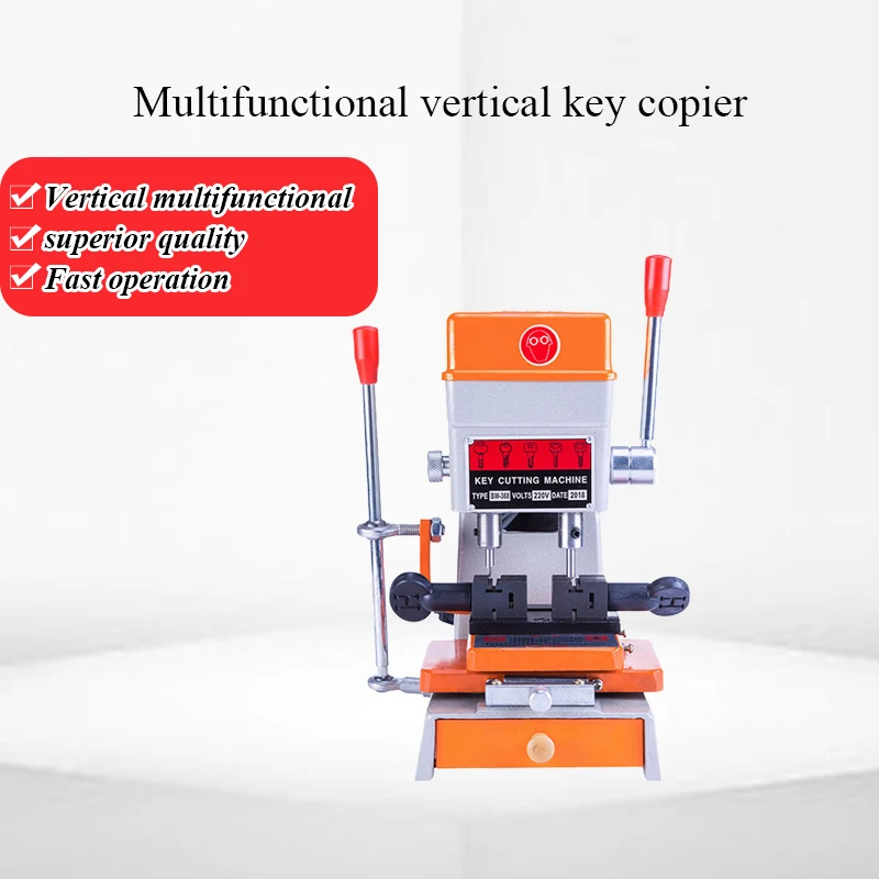 

High quality multifunctional vertical key duplicator electronic key duplicator locksmith tool 200W key machine