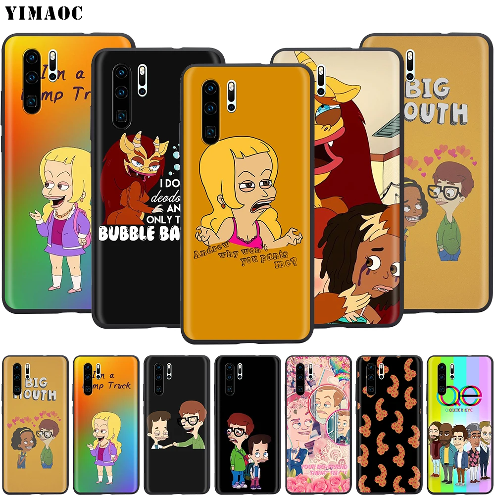 Чехол Big Mouth Для Huawei Mate 30 20 Honor Y7 7a 7c 8c 8x9 10 Nova 3i 3 Lite Pro Y6 2018 P30 P smart|Бамперы| |