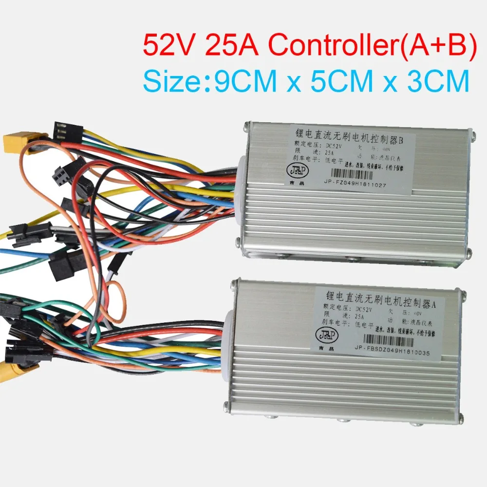 JP 48 V/52 V/60 V 25A 37A Электрический контроллер для мотороллера, высококачественный контроллер для всех скутеров Halo Knight