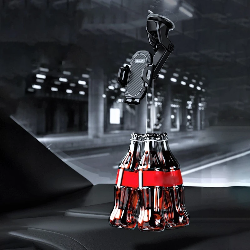 

Adjustable Air Vent Holder Easy Clamp Cradle Hands-Free Compatible with Multi-size Mobile Phone Car Phone Mount