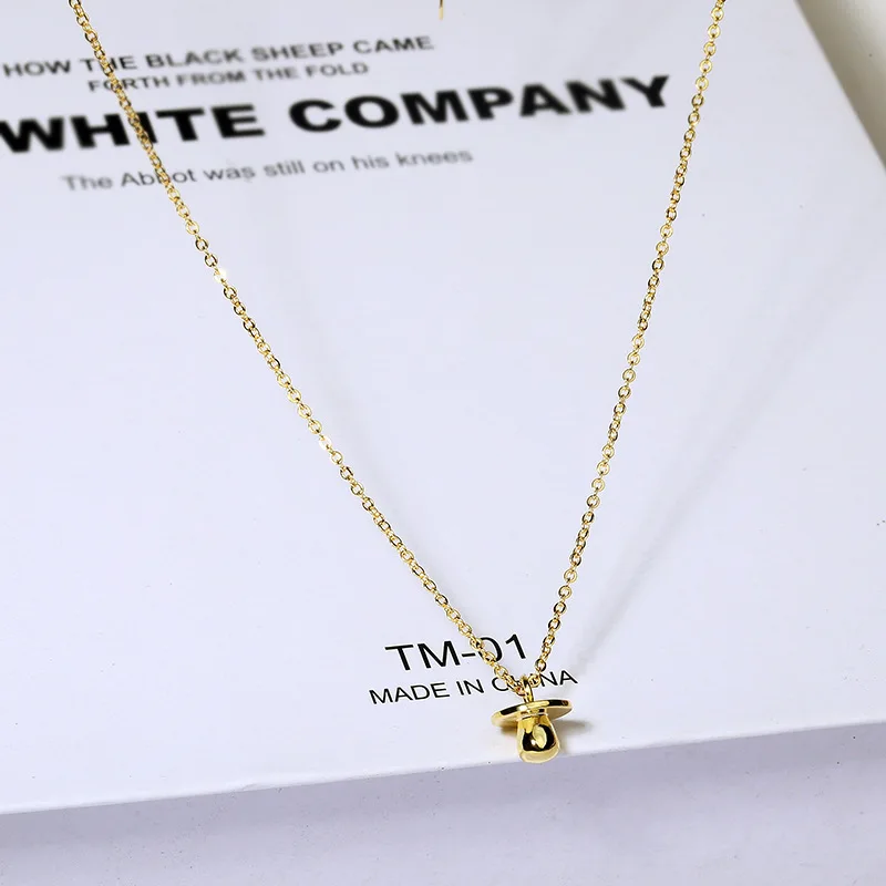 Ожерелье сделай сам из 18-каратного золота с соской | Украшения и аксессуары