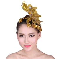 folk dance hair accessories adult stage dance headdress flower female headpiece accessories ballerina