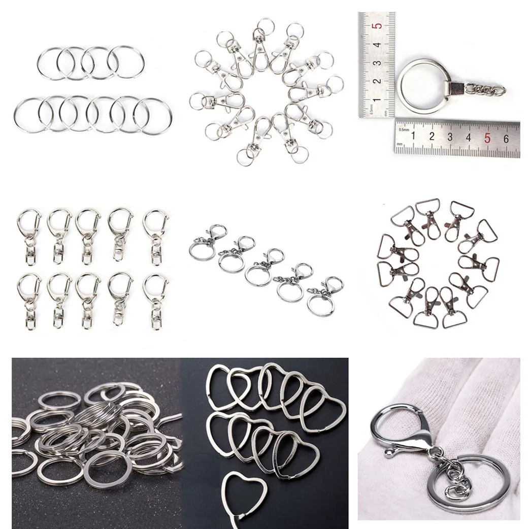 

5/10pcs/lot 30/25mm Swivel Lobster Bag Handbag Purse Shoulder Strap Belt Clasp Clip Trigger Buckle Keychain Key Ring Dog Chain