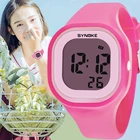 Роскошные женские цифровые часы, водонепроницаемые спортивные часы для девочек, простые квадратные светодиодные электронные наручные часы, женские часы
