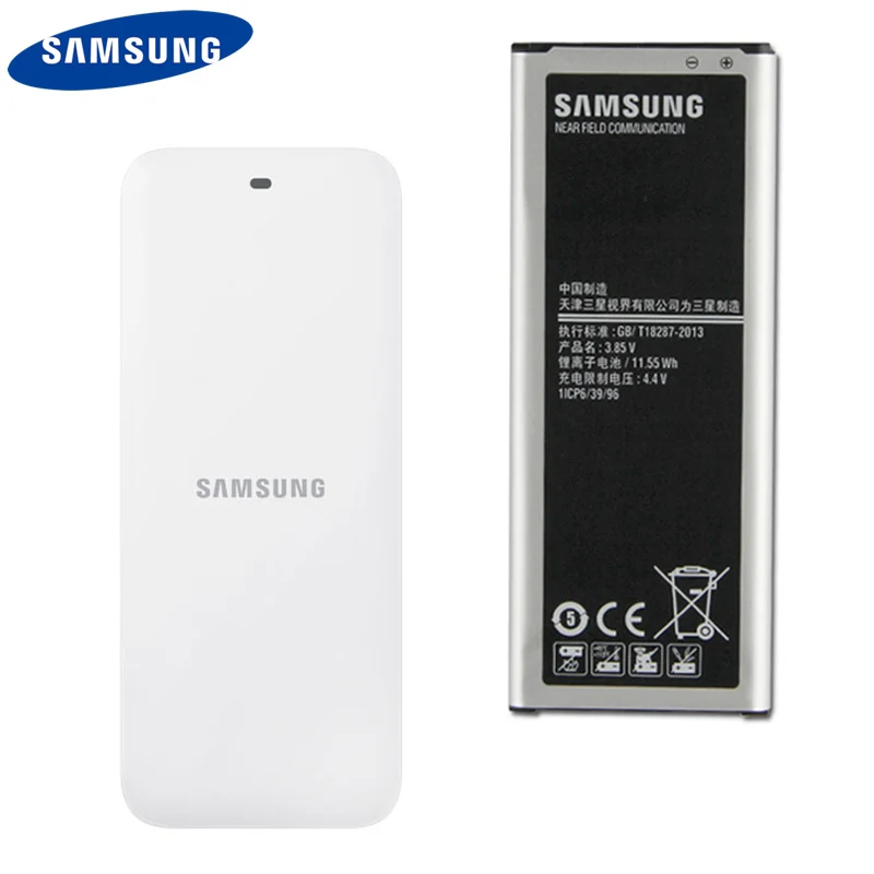 Зарядное устройство для Samsung GALAXY NOTE 4 N9106W N9100 N9108V N9109V NOTE4 с NFC 3000 мач|Аккумуляторы
