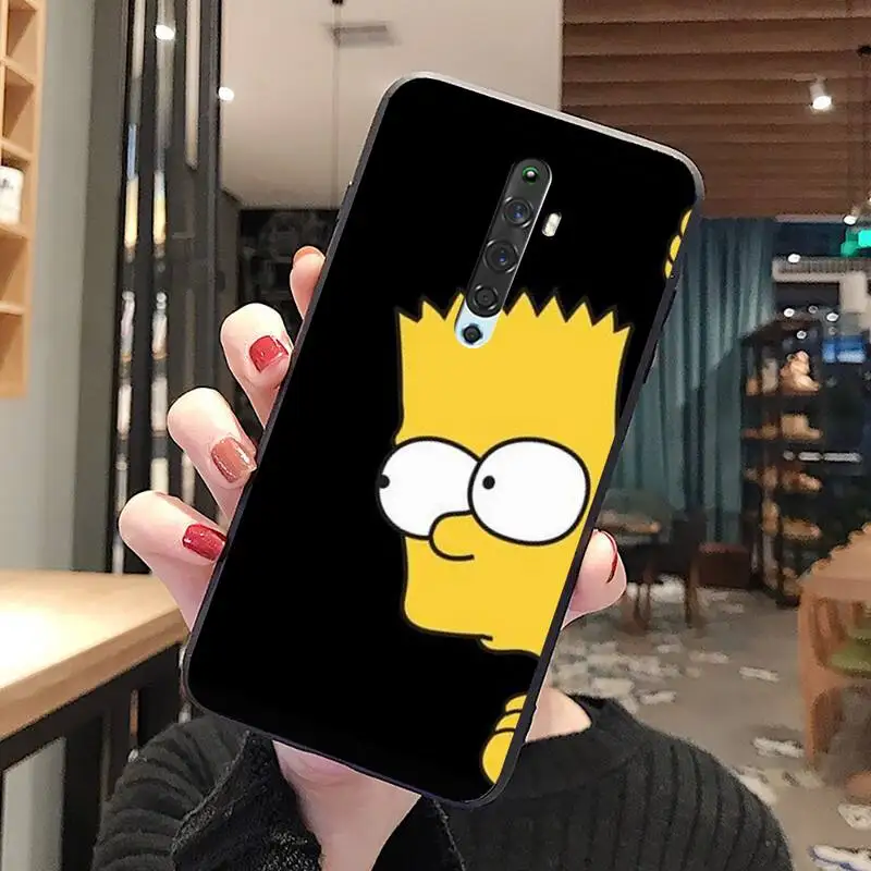 

Funny Homer Phone Cases For Oppo A5 A9 2020 Reno2 z Renoace 3pro A73S A71 F11 Design-Simpsones