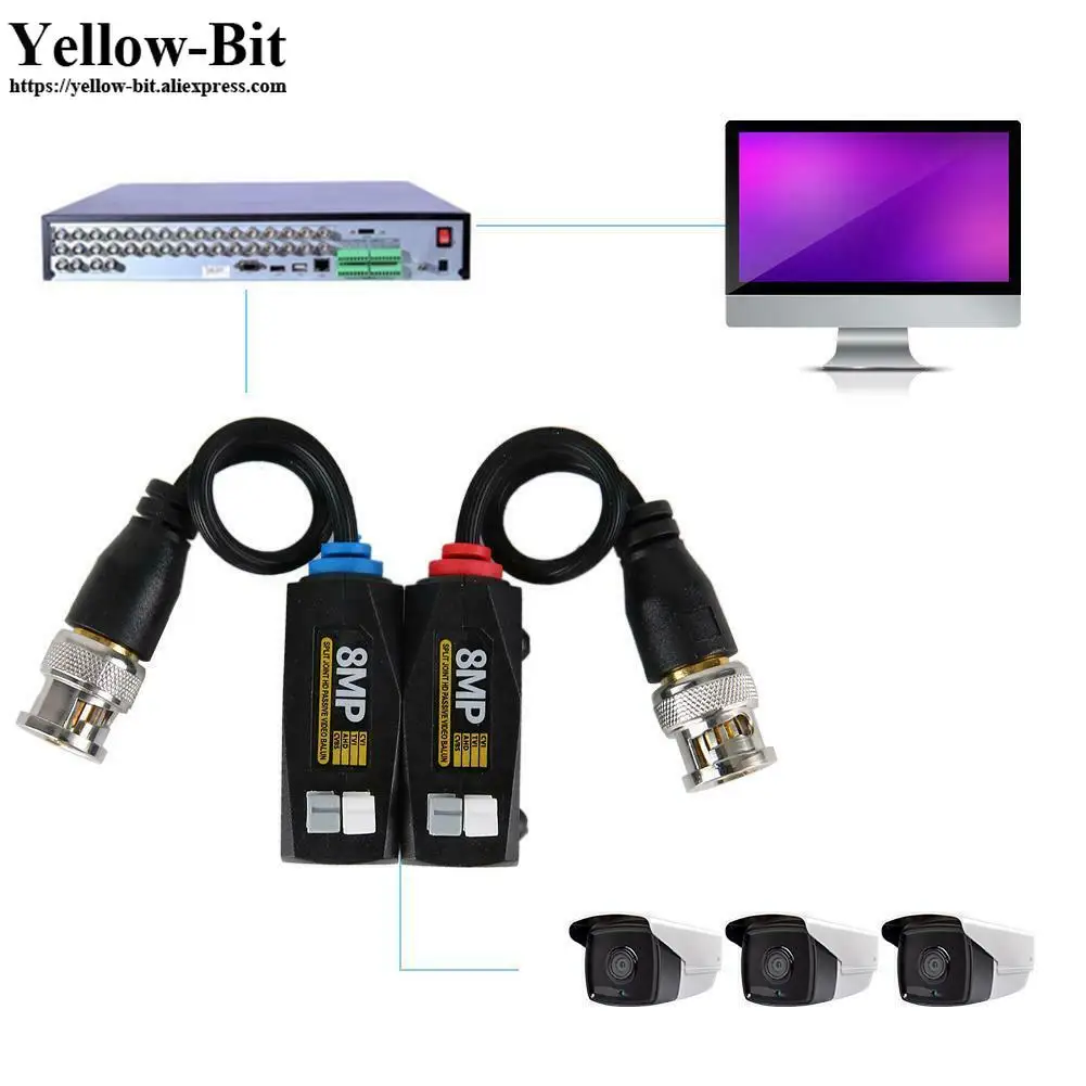Камера видеонаблюдения 8-мегапиксельная пассивная видеокамера
