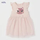 Летнее платье с котом и блестками, в стиле кэжуал