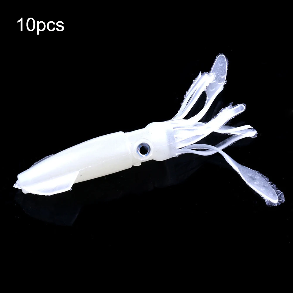 Рыболовная приманка крючок светящийся осьминог рыболовные кальмары светящаяся