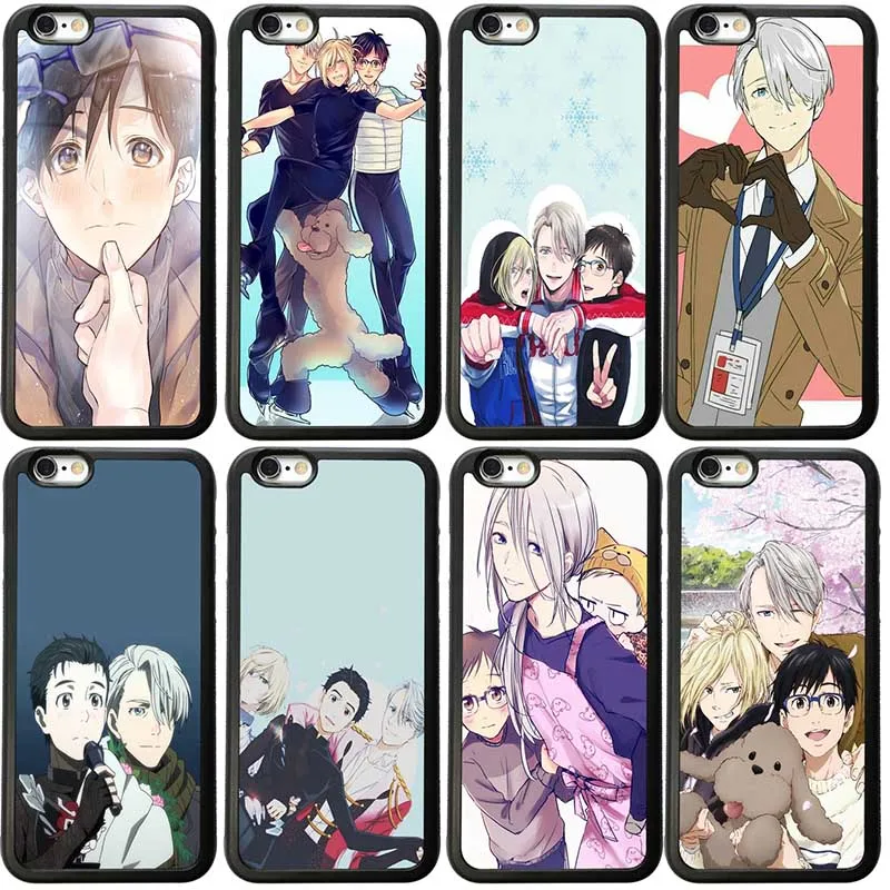 Чехлы для телефонов Жесткий Чехол iphone 8 7 6 6S Plus X XR XS 11 12 Pro Max 5S 5 SE 4 4S аниме Юрий на