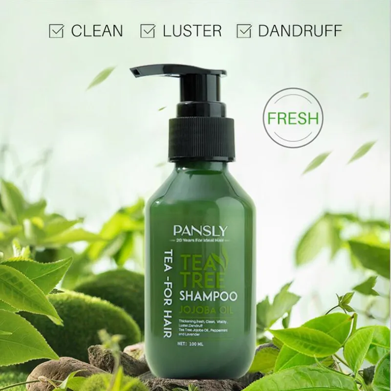 Освежающие шампуни для кожи головы Tea Tree контроль жирности против перхоти