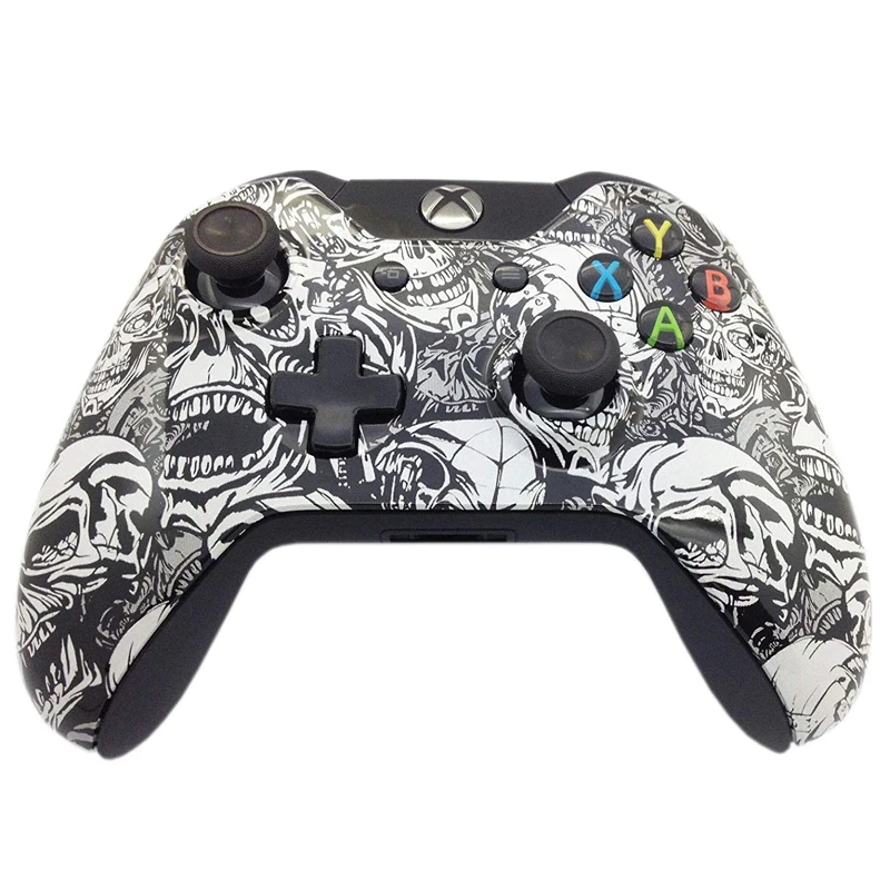 Крышка с узором черепа верхняя Передняя крышка корпуса чехол Сменные Лицевые