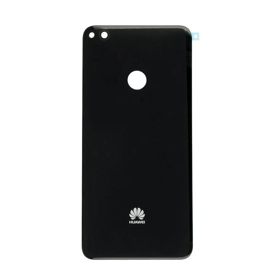 Для huawei P8 Lite крышка батареи Задняя стеклянная панель GR3 задняя дверь корпус чехол для huawei P9 Lite Задняя стеклянная крышка - Цвет: Черный