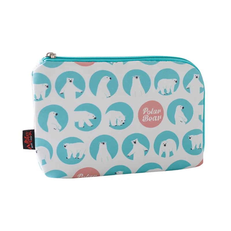 

Cartoon wash bag canvas waterproof storage bag for cosmetics on business trip creative collection