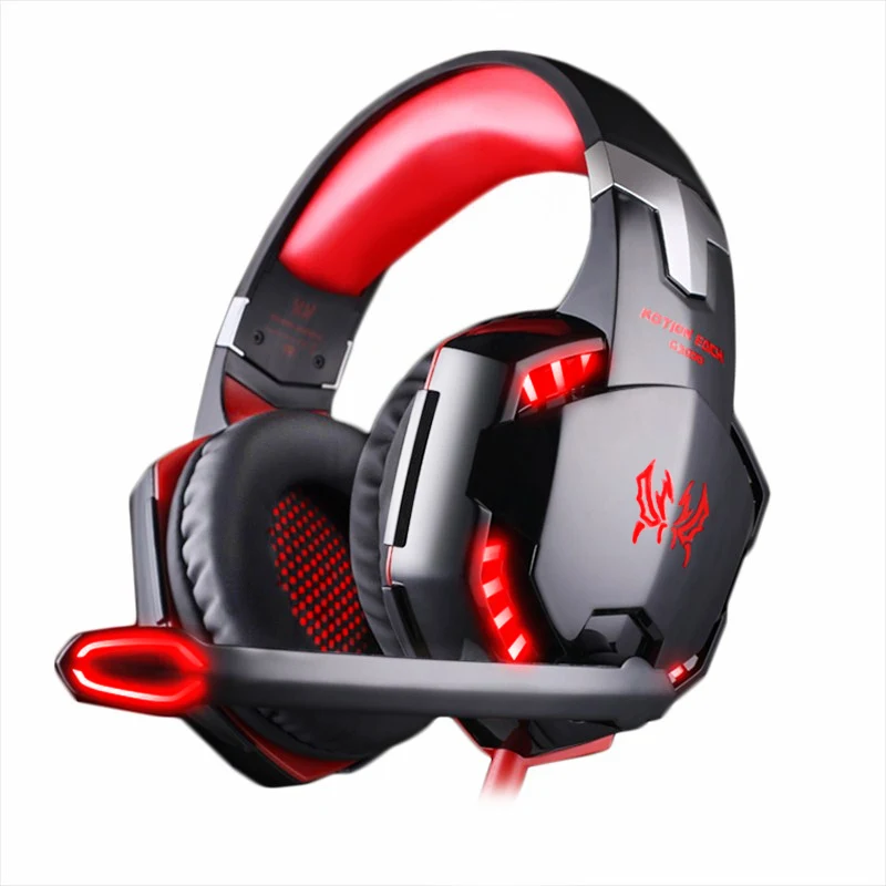 G2000 red Игровые наушники, гарнитура, стерео бас, pro gamer, для мобильного телефона PS4, новинка, Xbox PC, компьютерные наушники с микрофоном - Цвет: G2000 red