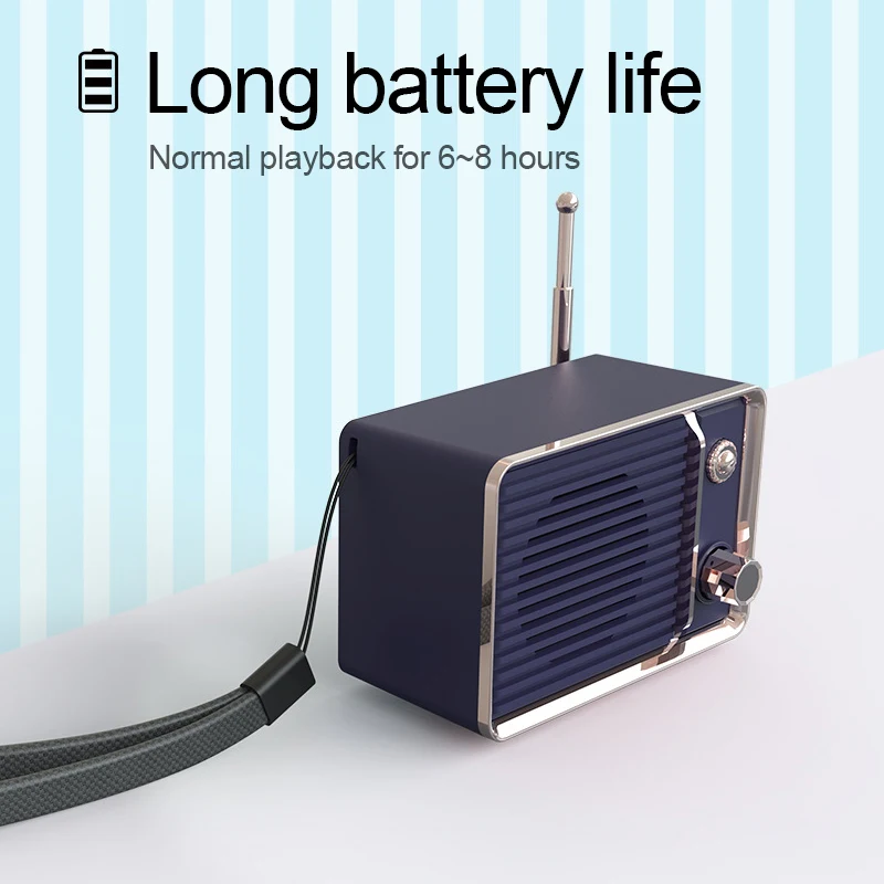 Мини Колонка DW01 объемная аккумуляторная беспроводная с зарядкой от USB и