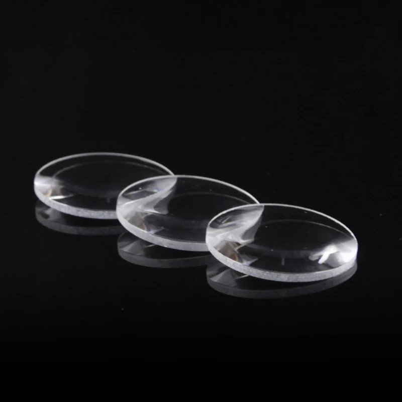 Оптическая двойная выпуклая линза диаметром 40 мм фокусное расстояние 100 K9
