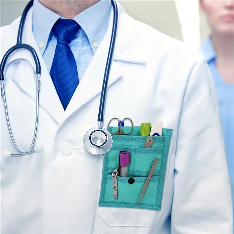 

1pc Doctor Nurse Pen Pouch Inserted Holder Bag Pocket Pen Protector