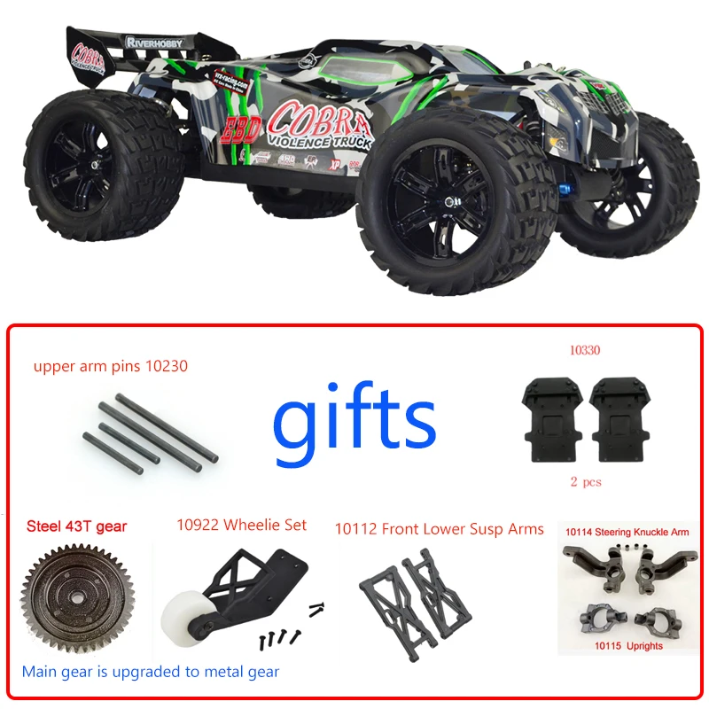 Vrx Racing RH818 KIT Cobra 1/8 Scale 4WD электромобиль на радиоуправлении без электроники в