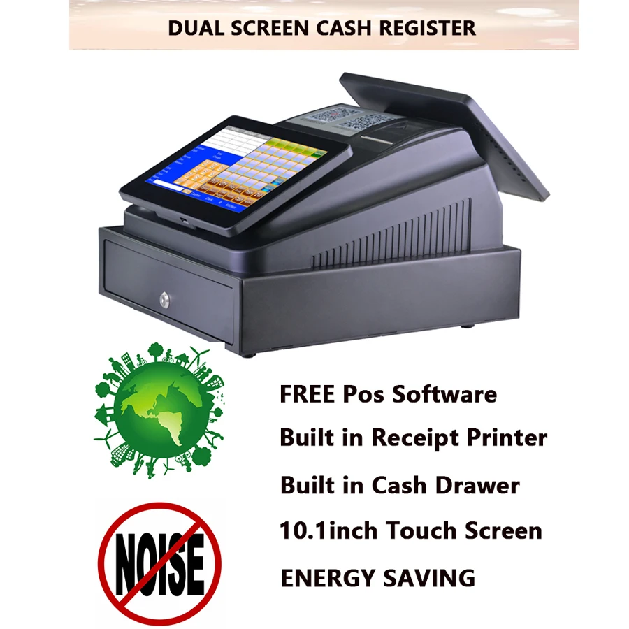 10 дюймовый двойной сенсорный экран оснащенный бесплатным программным