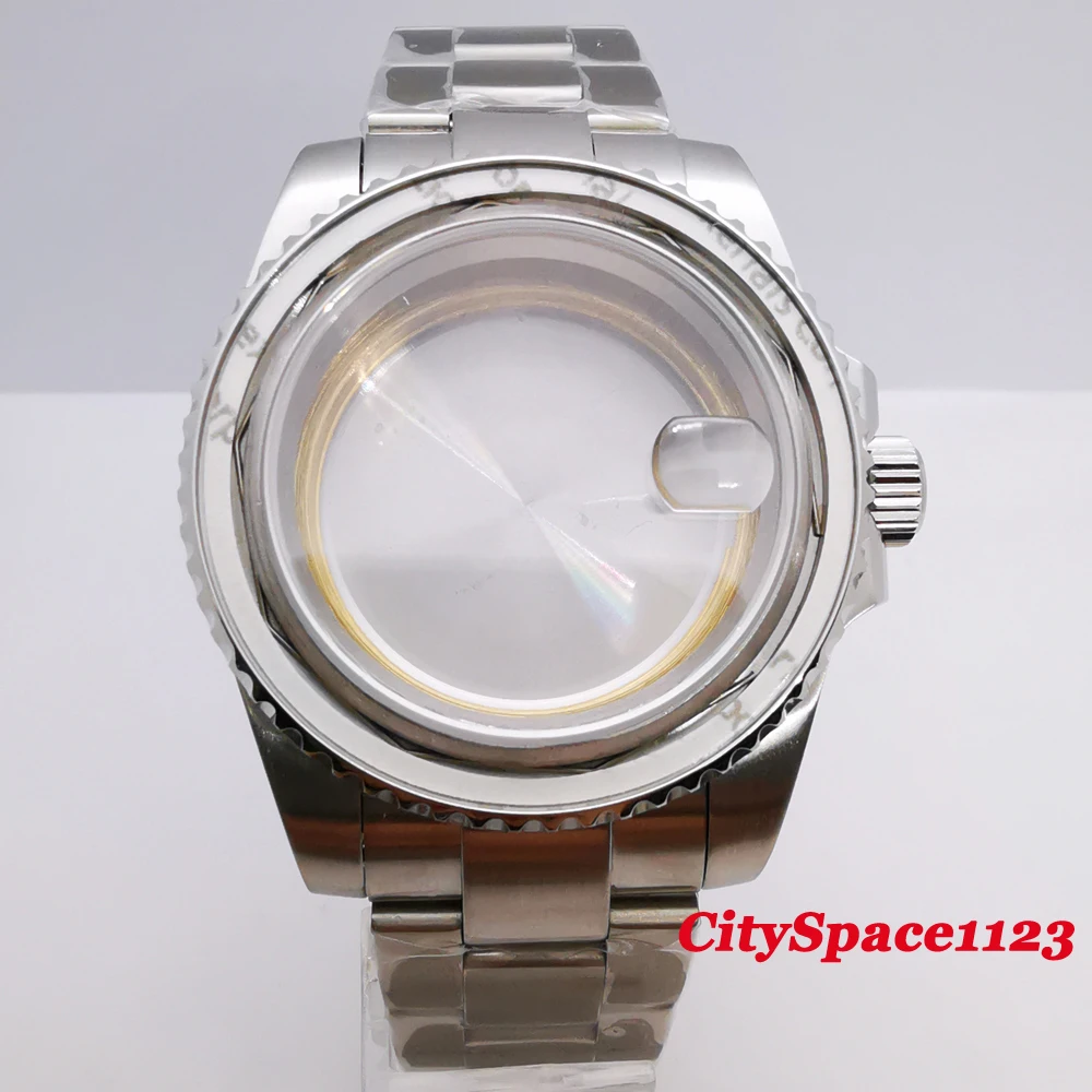 40 мм сапфировое стекло 316L чехол для часов из нержавеющей стали подходит ETA 2836 Miyota
