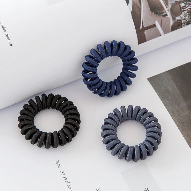 Женские твердые телефонные кольца волосы галстук девушки модные резинки для волос милые резинки женские аксессуары для волос