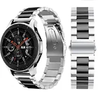 Металлический ремешок для часов Huawei watch 2 amazfit bip, 20 мм, 22 мм, для Samsung Gear S3, S2, sport Classic, huawei gt, galaxy watch 42 мм, 46 мм