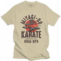 vintage miyagi do inspired karate kid t shirt men cotton cobra kai tshirt japanese kung fu tee tops short sleeve fashion t shirt