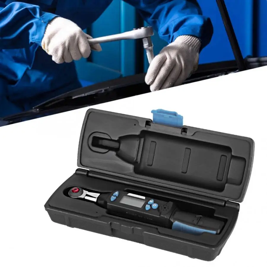Профессиональный цифровой торсионный ключ высокой точности 10 групп с храповой