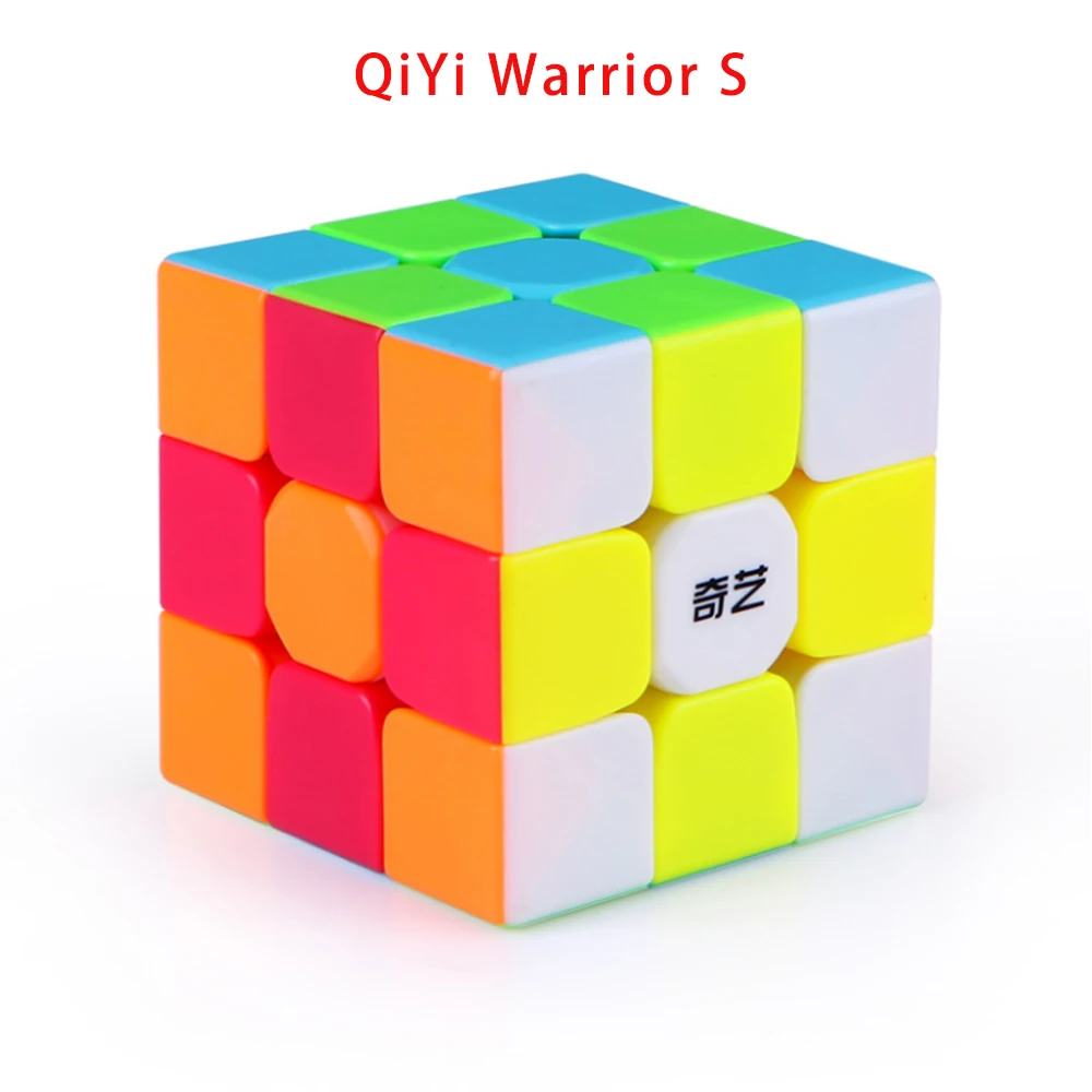 

Qiyi Warrior S 3x3x3 Magic Cube Professional 3x3 Speed Cubes Puzzles Qiyi Warrior S 3 by 3 Speed Cube Children's Educational Toy