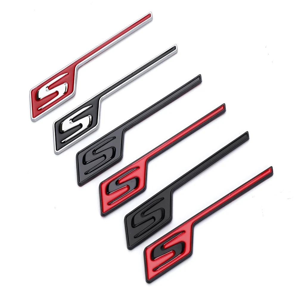 

Car Sticker Trunk S Edition Emblem FOR Mercedes Benz AMG W204 W212 W218 W203 W211 W124 cla Accessories