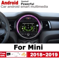 2 din car multimedia player android auto radio for mini one cooper s hatch 2018 2019 dvd gps car radio stereo gps navigation