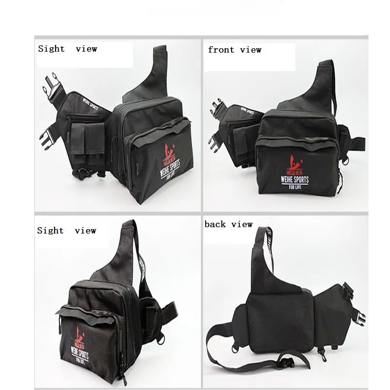 

3 Layer Large Capacity Durable Nylon Fishing Bag Messenger Waist Bag Waterproof Fishing Lure Reel Line Tackle Storage Bags