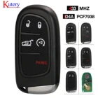 Kutery 433 МГц GQ4-54T 4A умный дистанционный Автомобильный ключ для Jeep Grand Cherokee для Dodge RAM 1500 2500 3500 PCF7953M чип Fob