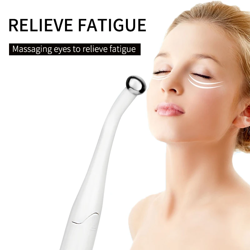 2 в 1 Электрический массажер для глаз против старения морщин накладки рельеф