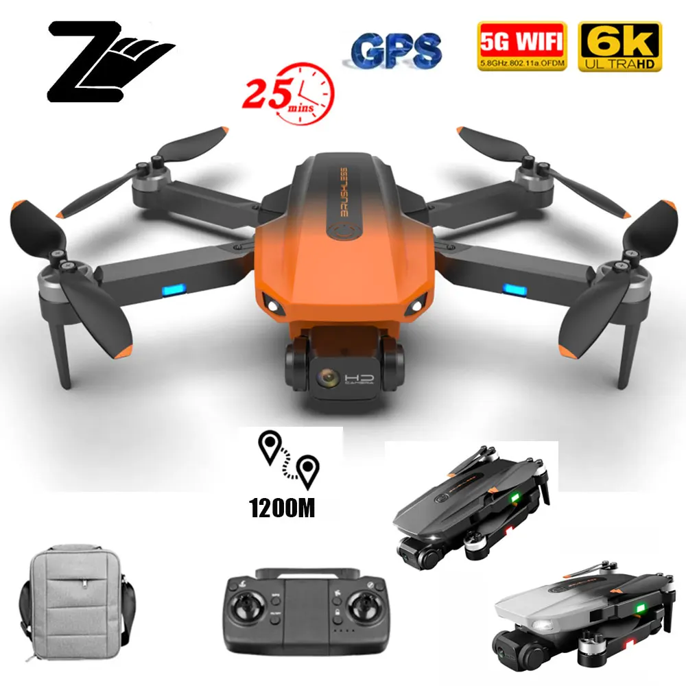 Новинка 2021 профессиональный складной Квадрокоптер RG101 с GPS камерой 6K HD Wi Fi FPV и
