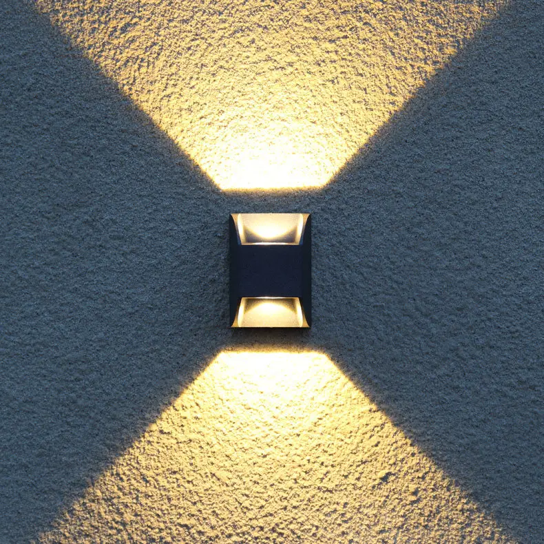 

Водонепроницаемый настенный светодиодный светильник, уличное освещение для двора, двери, террасы, балкона, сада, настенная лампа, 5 шт., 4 Вт, 8...