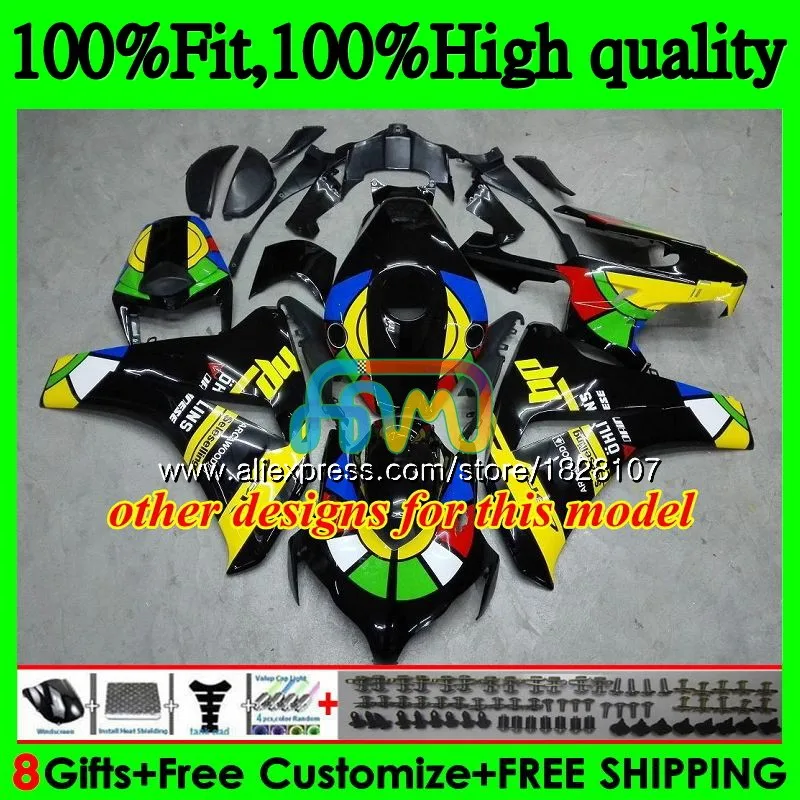 Injection For HONDA CBR1000 CBR 1000 RR CC 1000RR 08 109BS.49 CBR1000RR 09 Matte Repsol 10 11 2008 2009 2010 2011 OEM Fairing | Автомобили