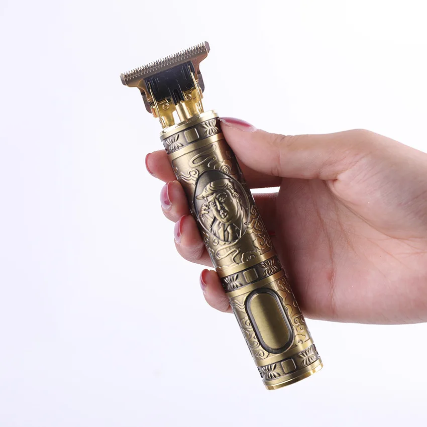 

Yenvk Rechargeable Trimmer T-Outliner Barber Shaving Machine Vintage Cordless Haircut Men Cutter Shaver