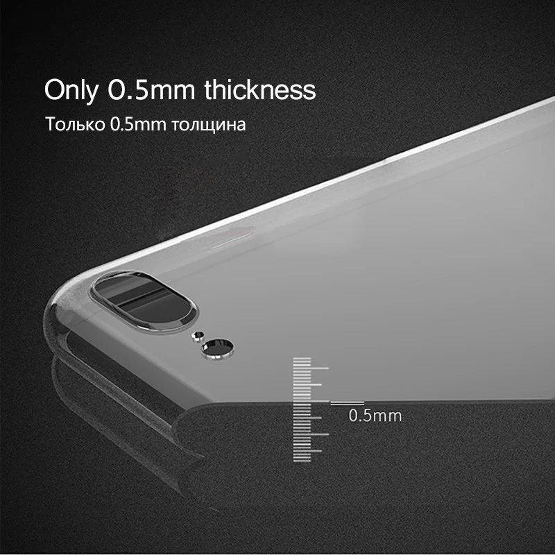 Прозрачный Ультратонкий Мягкий силиконовый чехол из ТПУ для iPhone 6 6S 7 8 Plus X Xs Max XR 11
