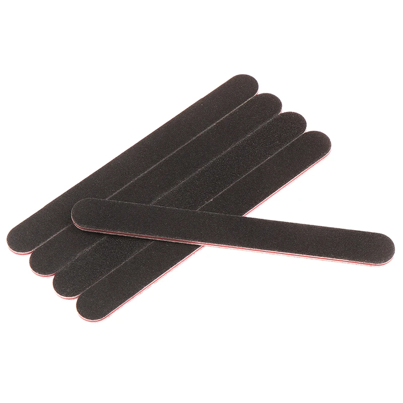 

Nail care Double Sided 100 180 Grit Acrylic Black Nail Buffering Files 10Pcs