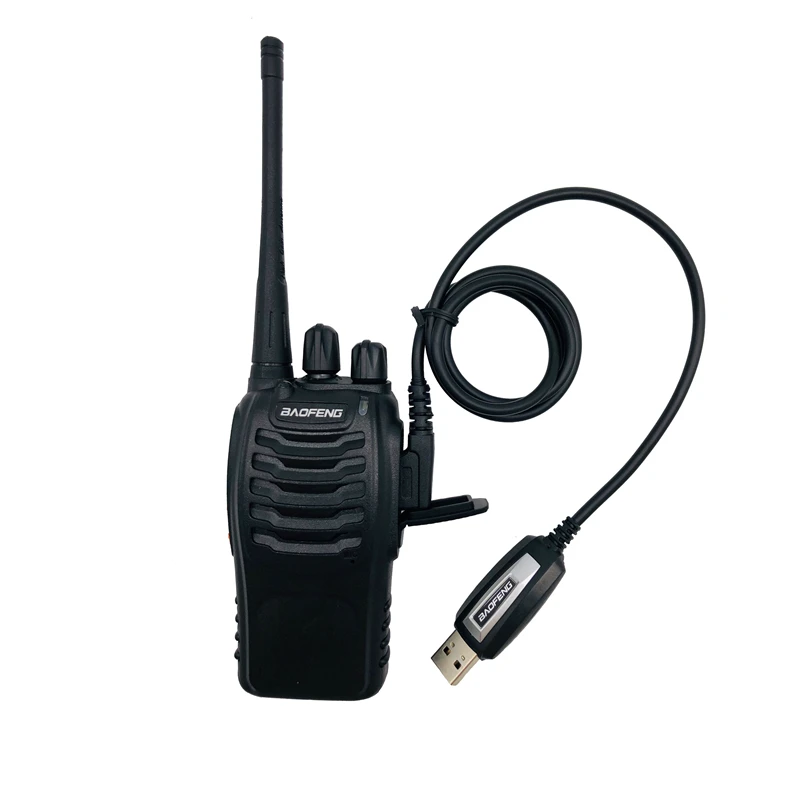 original baofeng portable usb programming cable with drive software cd for two way radio walkie talkie uv 5r bf888s uv 82 uv 3r free global shipping