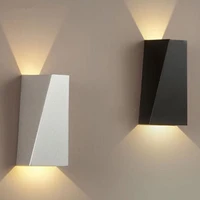 modern minimalist double geometry 10w led wall lamp bedside lamp indoor wall hanging lamp ac 85 265v